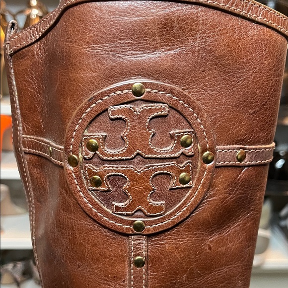 Tory Burch Knee-high Leather Tall Boots - Picture 6 of 11